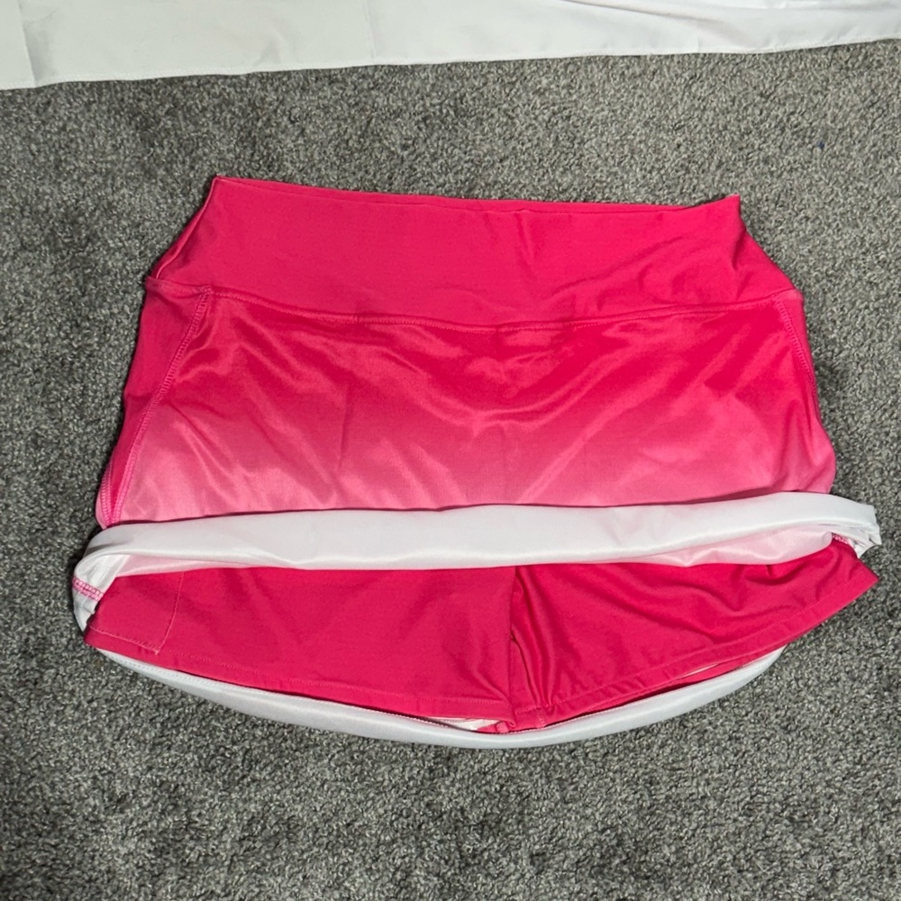 Paddletek Womens Pink Ombre Pickleball Skort Size 2XL - Picture 2 of 6